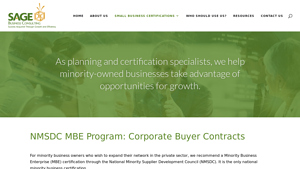 Sage Business Consulting - NMSDC MBE Program