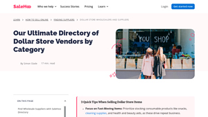 SaleHoo - Must-Have Best-Selling Dollar Store Products