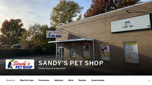Sandy's Pet Shop - Diverse Pets & Custom Aquariums