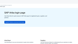 SAP - Ariba Spend Management Solution