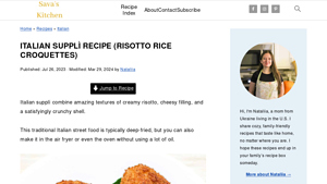 Savaskitchen - Italian Supplì