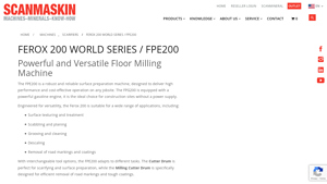 Scanmaskin - Ferox 200 World Series