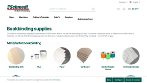 Schmedt - Bookbinding Supplies