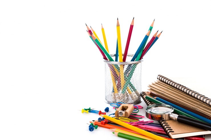 A stock image illustrating school supplies png concepts