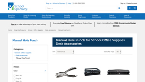 School Specialty - Manual Hole Punch