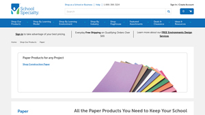School Specialty - Essential Paper Supplies