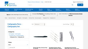 School Specialty - Calligraphy Set
