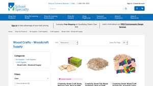 School Specialty - Wood Craft Supplies