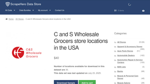 ScrapeHero - Wholesale Grocers Location Data