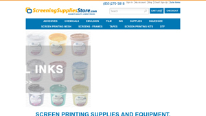 Screening Supplies Store - Screen Printing Essentials