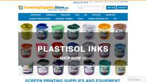 Screening Supplies Store - Screen Printing Equipment