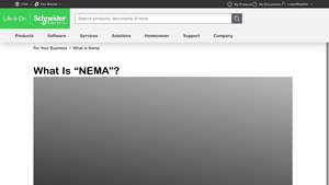 SE - Key NEMA Enclosure Ratings