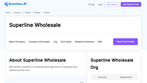 Seamless.ai - Wholesale Blank Garments