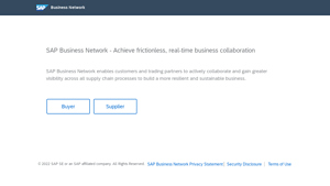 SAP - Business Network