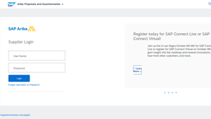 SAP - Connect Live Registration