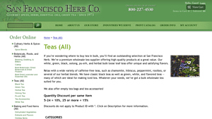 SF Herb - Bulk Loose Leaf Tea