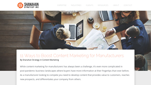 Shanahan Strategy - Marketing Momentum for Manufacturing