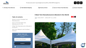 Sheltent - Top Tent Brands