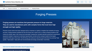 Sumitomo Heavy Industries - Forging Presses