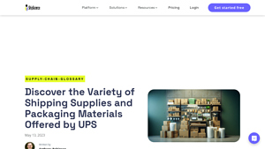 UPS - Shipping Supplies & Packaging Materials