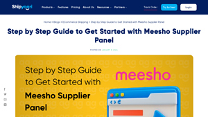 Shipyaari - Meesho Supplier Panel