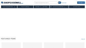 Goodwill - Online Thrift Marketplace