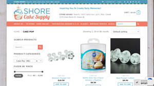 Shore Cake Supply - Cake Pop Products