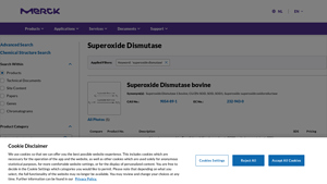 MilliporeSigma - Superoxide Dismutase Products