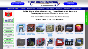 Signs Manufacturing - LED & Custom Signage