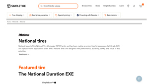National Tires - National Duration EXE