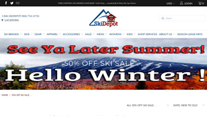 Ski Depot - 50% Off Ski Sale