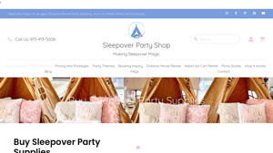 Sleepover Party Shop - Themed Sleepover Kits