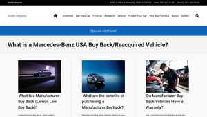 Smith Imports - Manufacturer Buy Back Vehicles