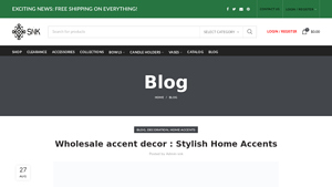 Wholesale Accent Decor - Stylish Home Accents