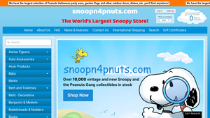 Snoopy & Peanuts Store - Collectibles & Party Supplies