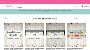 So Sweet Party Shop - Personalized Retirement Party Banners
