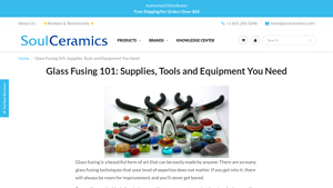 Soul Ceramics - Glass Fusing Supplies
