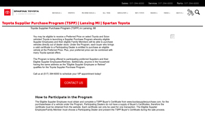 Toyota - Supplier Purchase Program