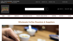 Specialty Java - Wholesale Organic Coffee
