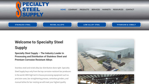 Specialty Steel Supply - Stainless Steel & Corrosion-Resistant Alloys