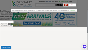 Specialty Store Services - Retail Displays & Fixtures