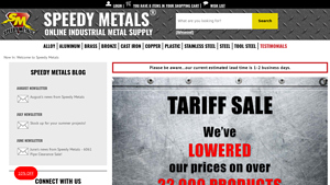 Speedy Metals - Industrial Metal Supplies
