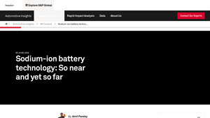 SP Global - Sodium-Ion Battery Technology