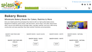 Splash Packaging - Wholesale Bakery Boxes