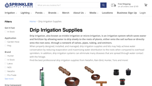 Sprinkler Supply Store - Drip Irrigation Supplies