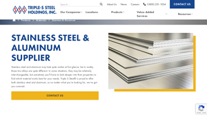 Triple-S Steel - Stainless Steel & Aluminum Products