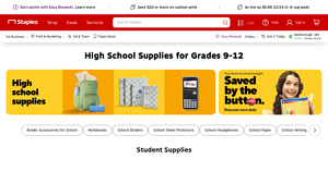 Staples - High School Supplies