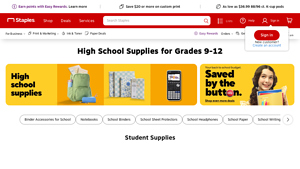 Staples - High School Supplies