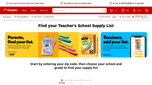 Staples - School Supply Lists by Teacher