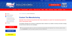 Specialty Tires of America - Custom Tire Manufacturing